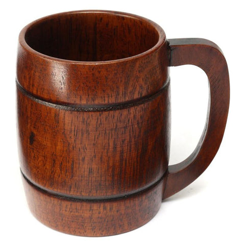 Primitive Wooden Coffee Mug